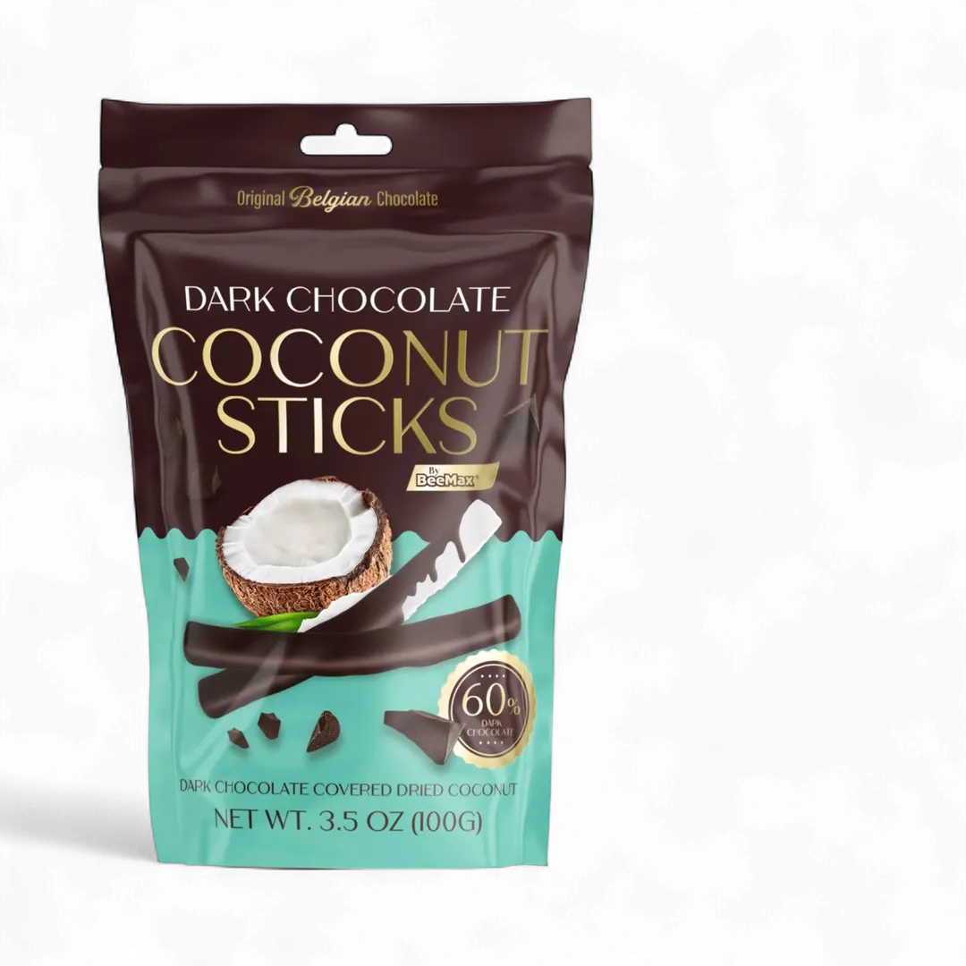 Dark Chocolate Covered Coconut Sticks