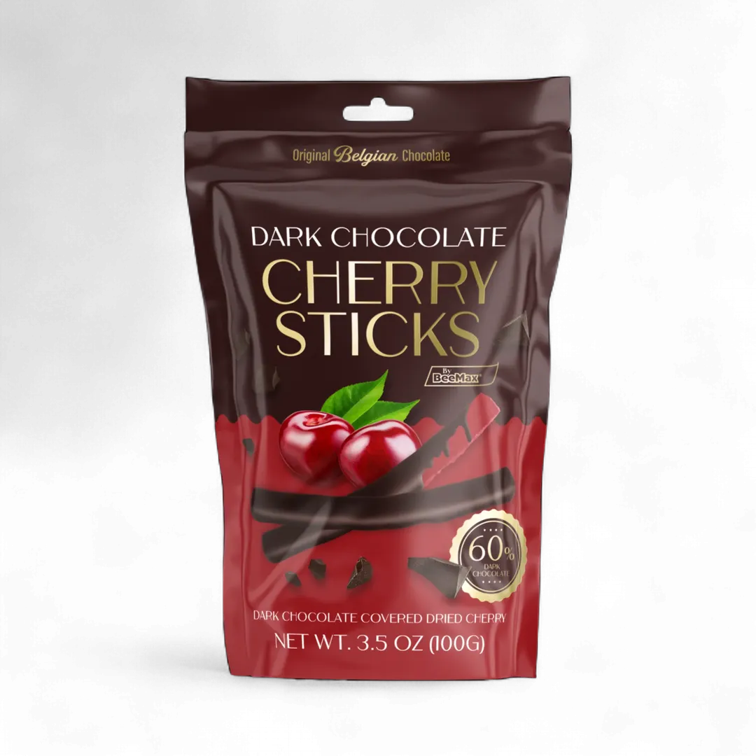 Dark Chocolate Covered Dried Cherry Sticks