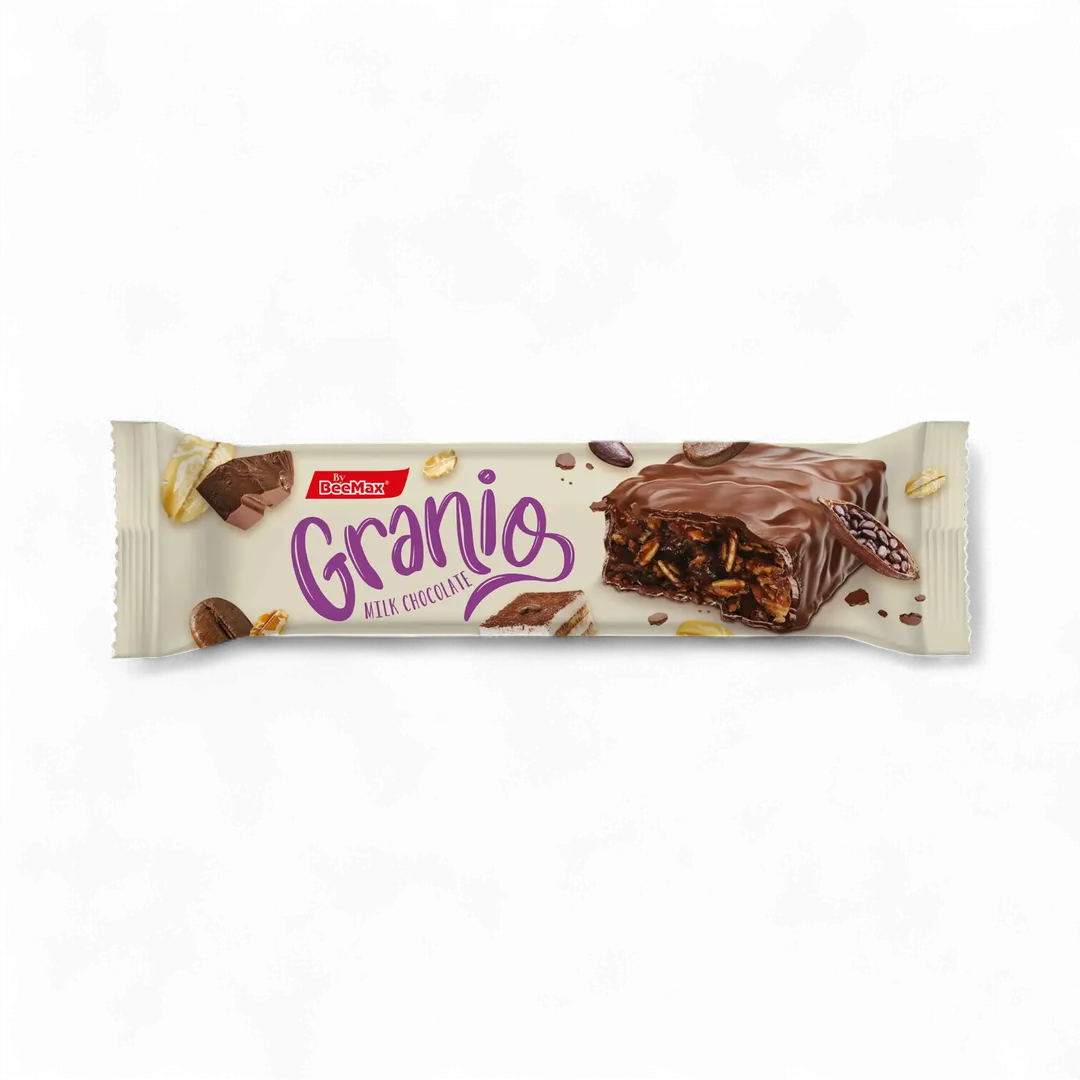 Granio Milk Chocolate Bar (24 Pack)