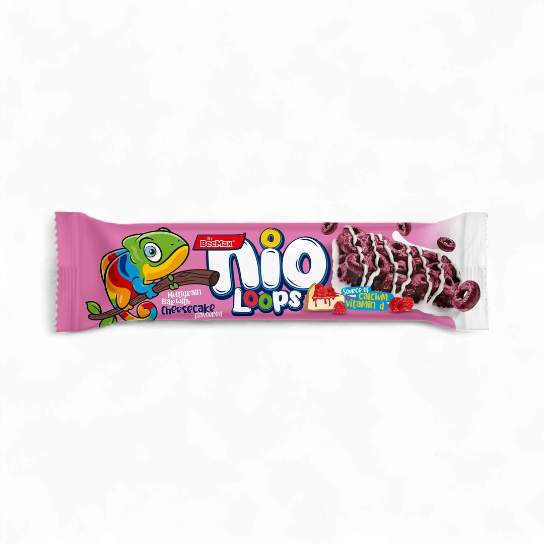 Nio Loops - Multigrain Bar with Cheesecake  Flavored