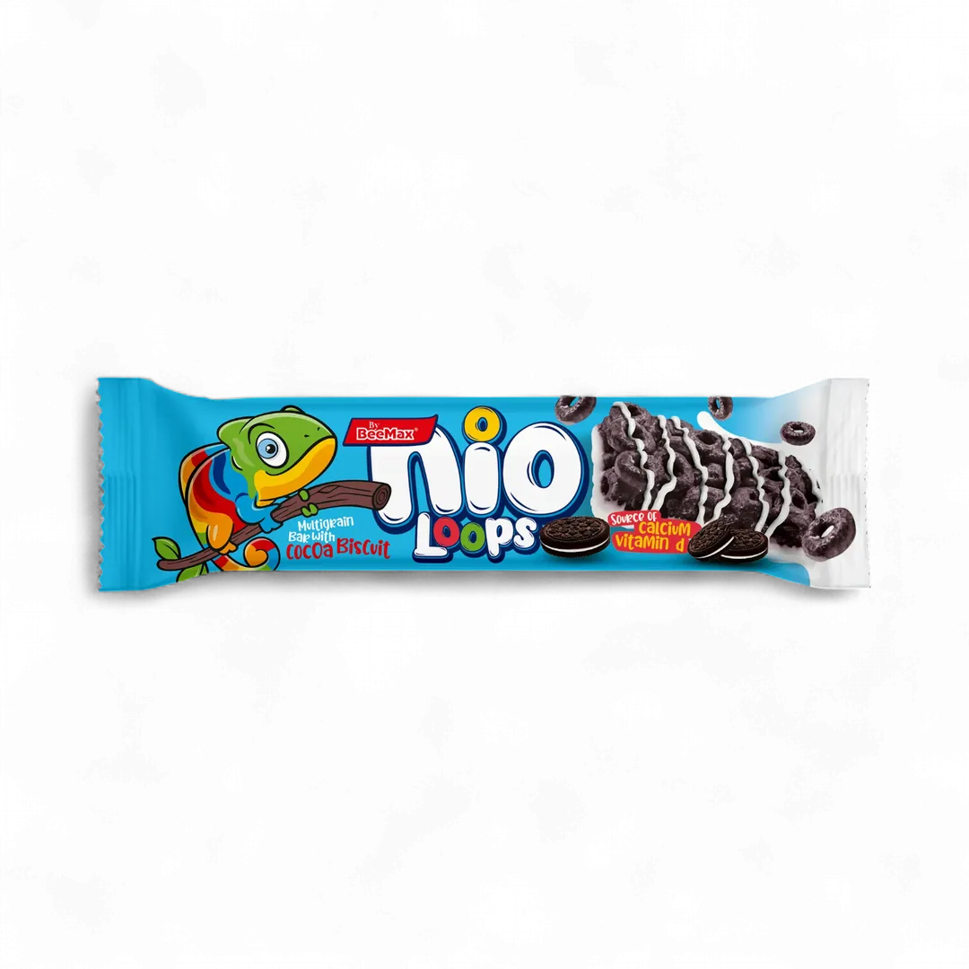 Nio Loops - Multigrain Bar with Cocoa Biscuit Cookies