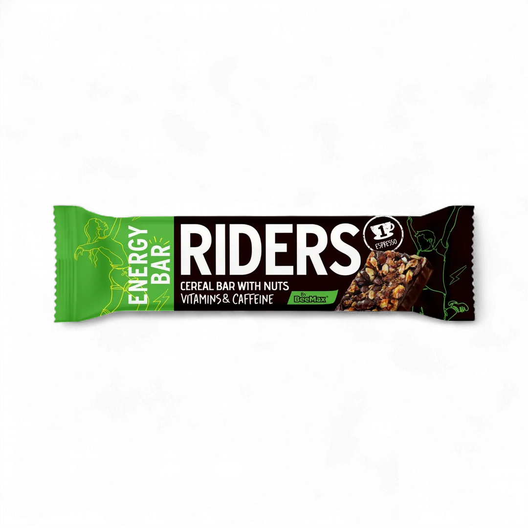Riders Enegry Cereal Bar with Nuts Vitamin & Caffeine