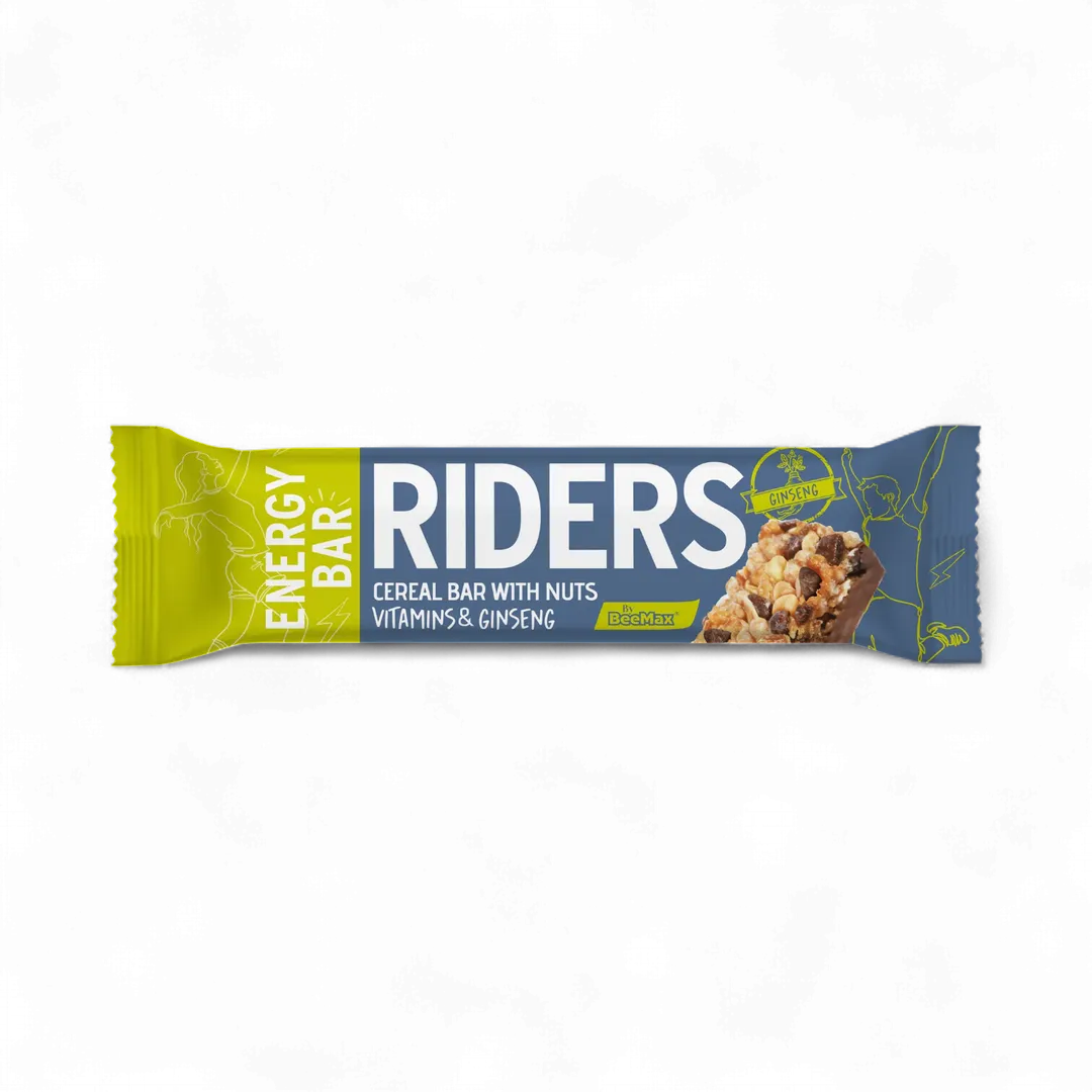 Riders Enegry Cereal Bar with Nuts Vitamins & Ginseng