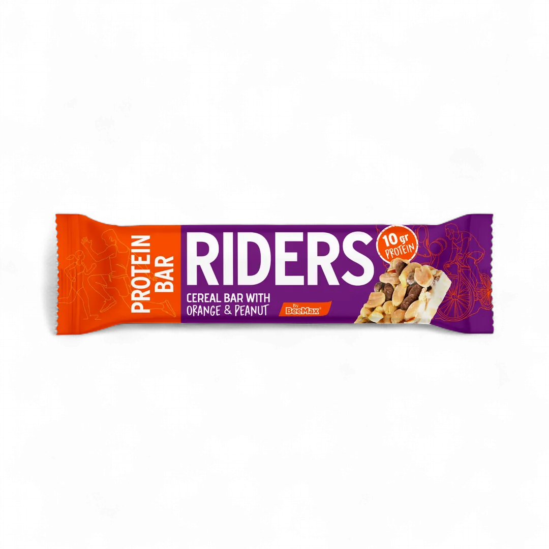 Riders Protein Cereal Bar With Nuts (24 Pack)