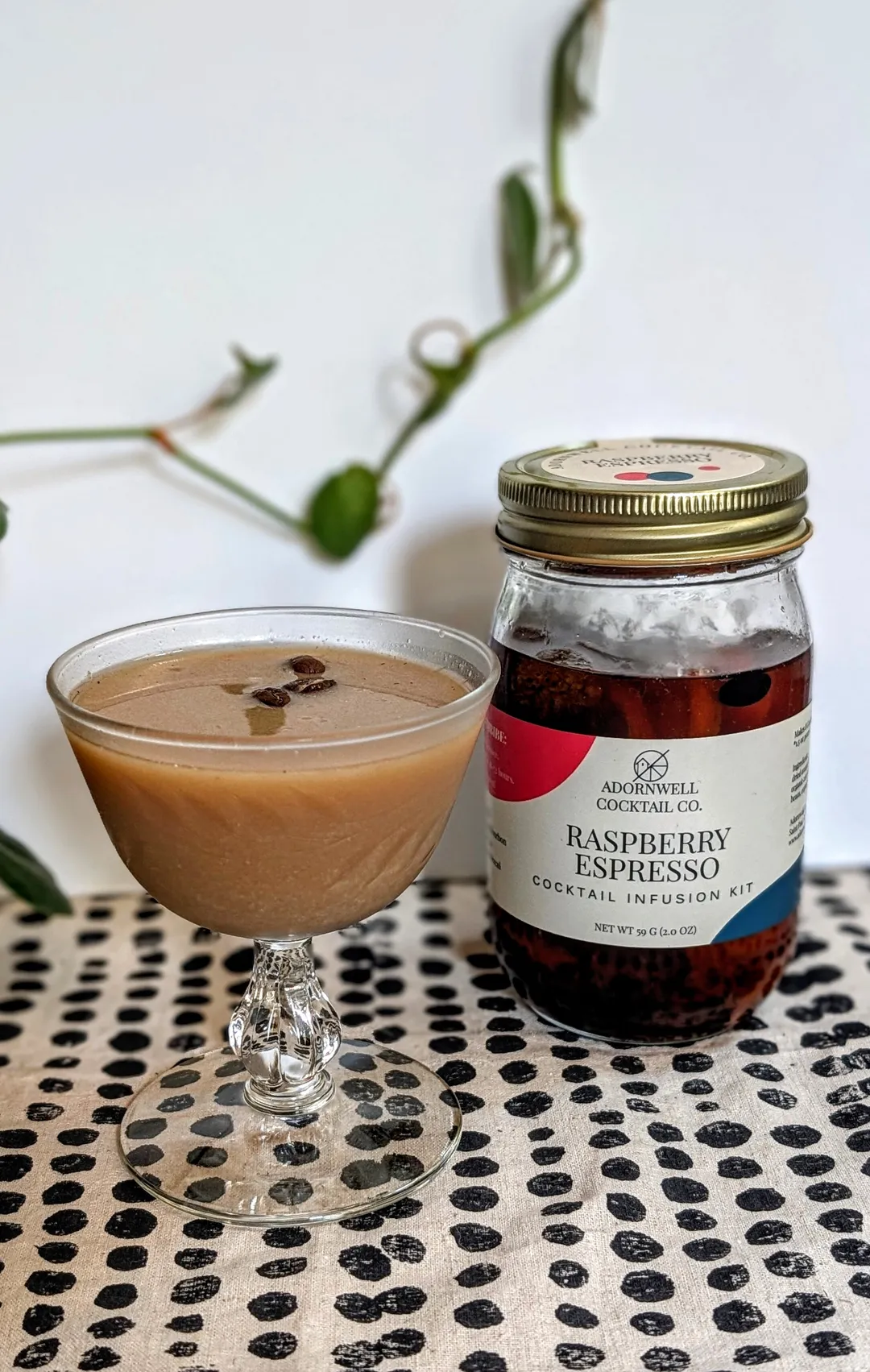 Raspberry Espresso Martini Cocktail Infusion Kit