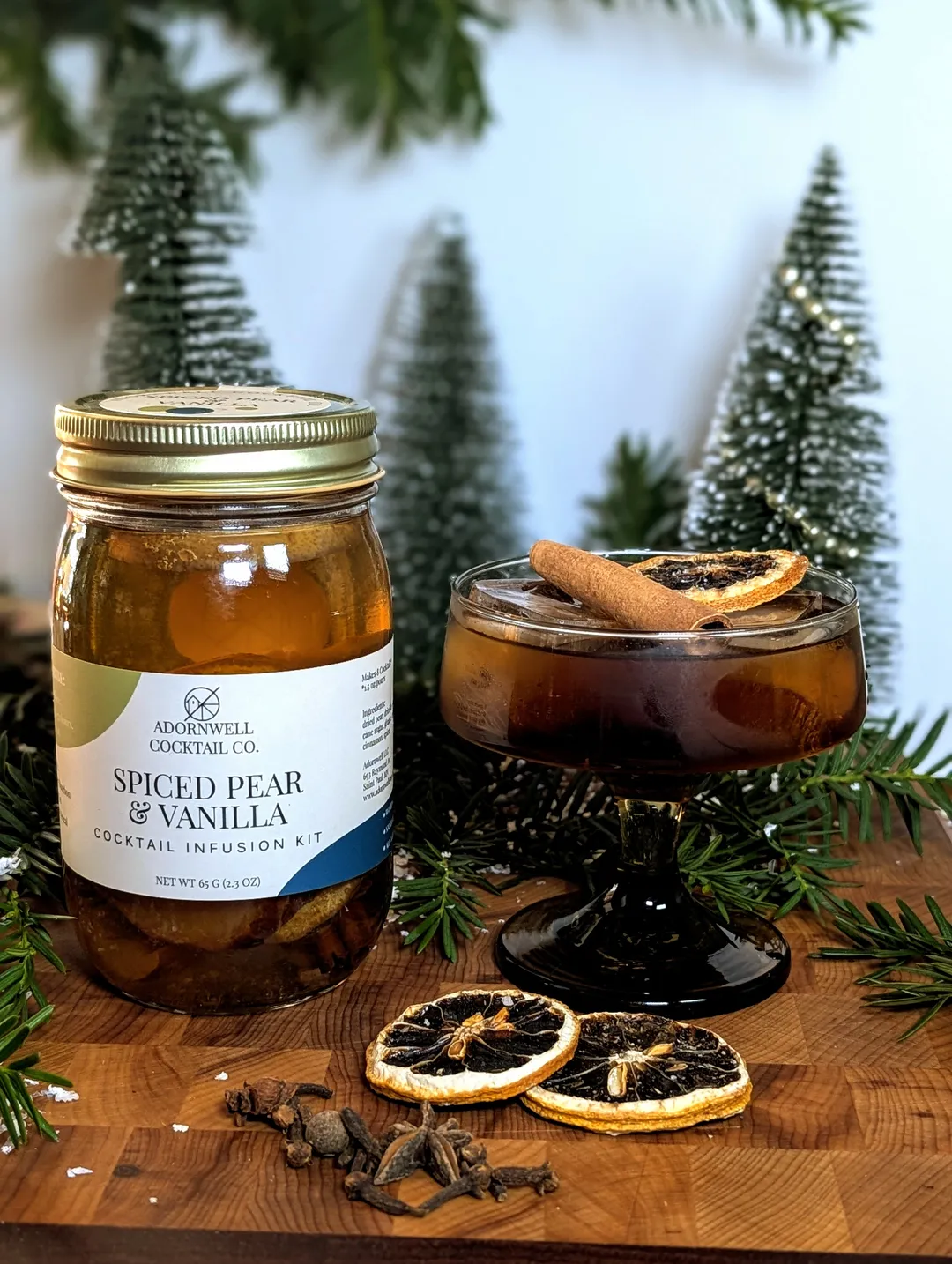 Spiced Pear & Vanilla Cocktail Infusion Kit