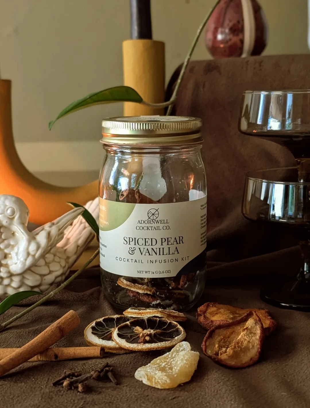 Spiced Pear & Vanilla Cocktail Infusion Kit