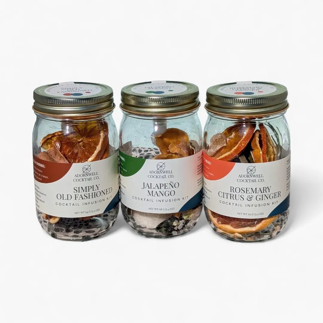 Classic Mixed Case: Old Fashioned, Jalapeno Mango, Rosemary CItrus