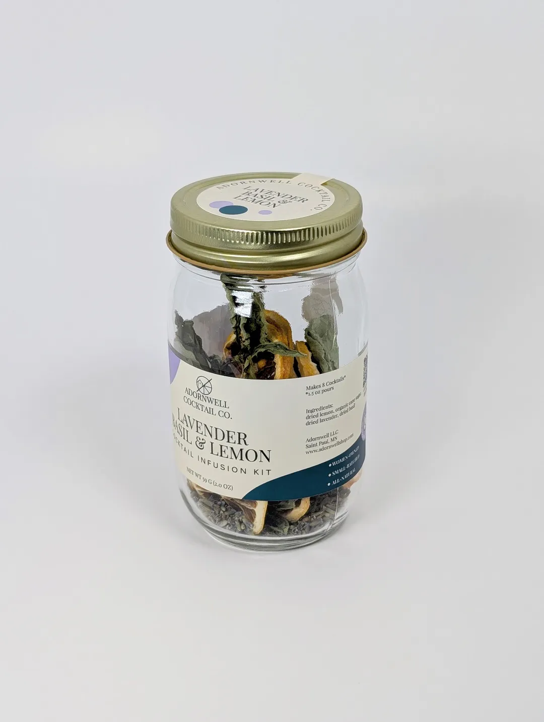 Lavender Basil & Lemon Cocktail Infusion Kit