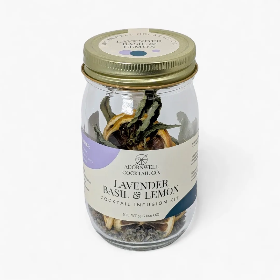Lavender Basil & Lemon Cocktail Infusion Kit