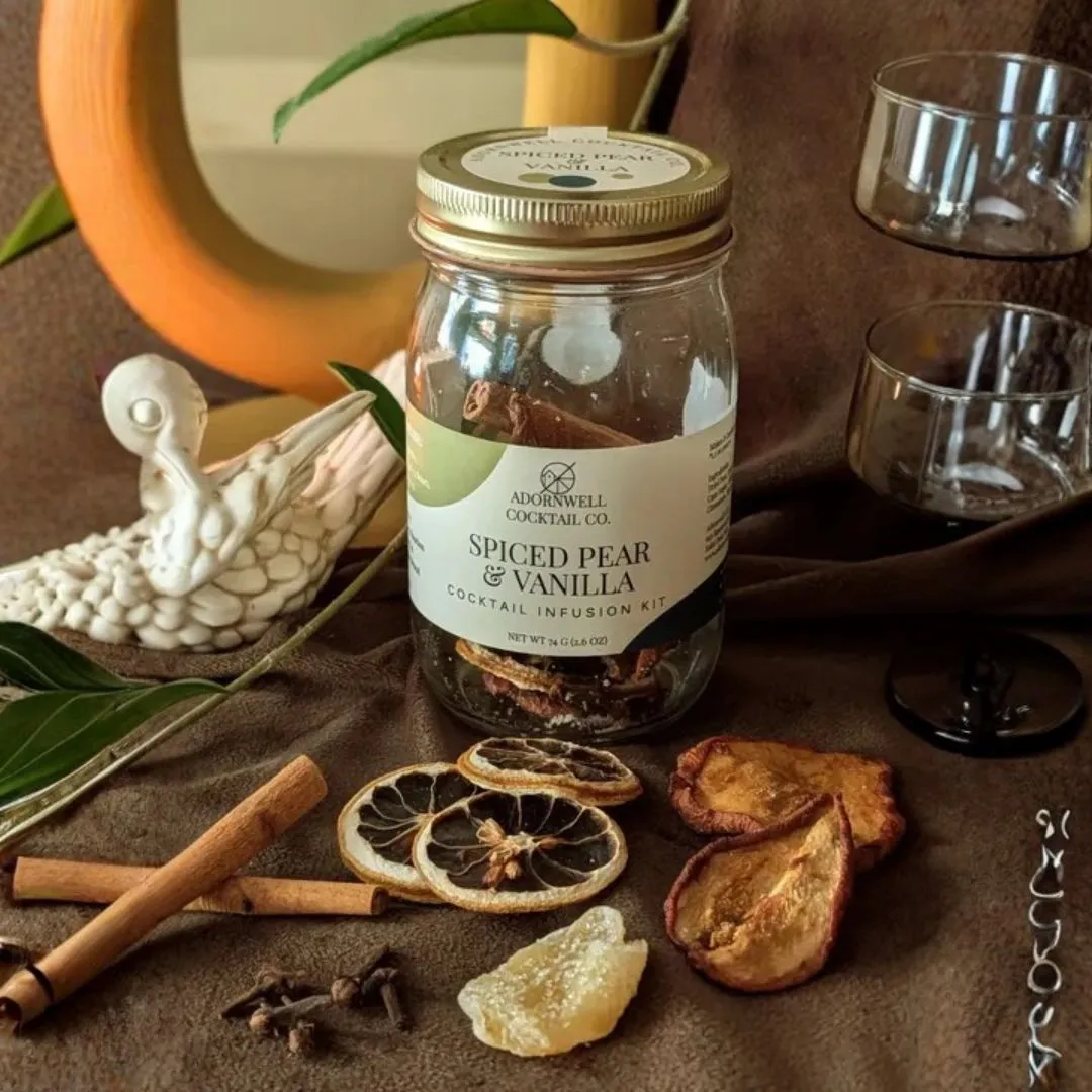 Spiced Pear & Vanilla Cocktail Infusion Kit