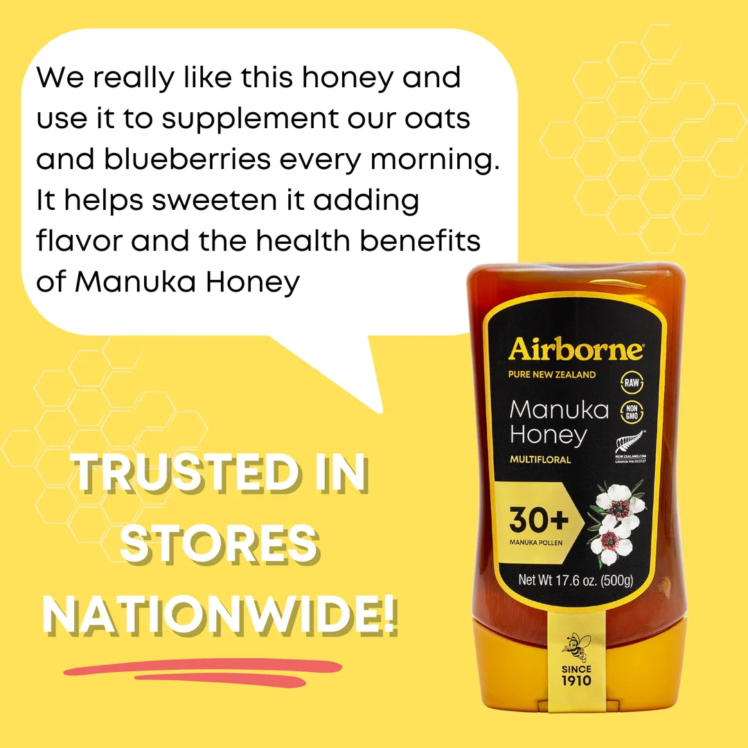 Manuka 30+ Multifloral Honey | Raw | Unfiltered |17.6oz