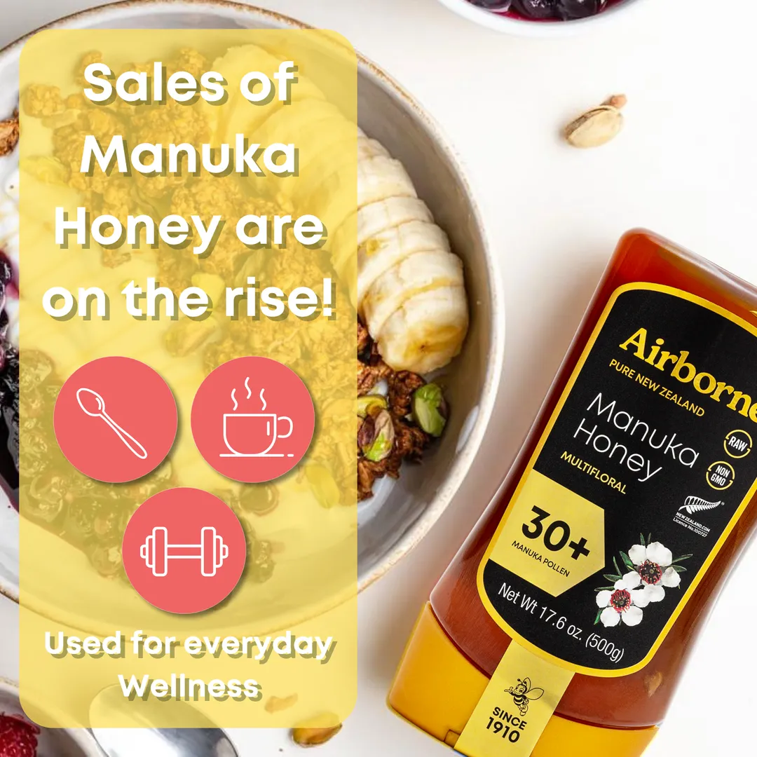 Manuka 30+ Multifloral Honey | Raw | Unfiltered |17.6oz