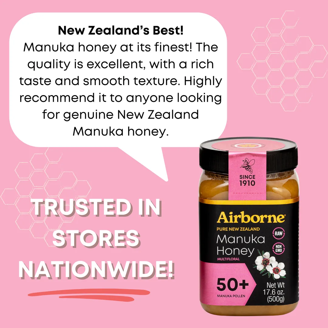 Manuka 50+ Multifloral Honey | Raw | Unfiltered 17.6oz