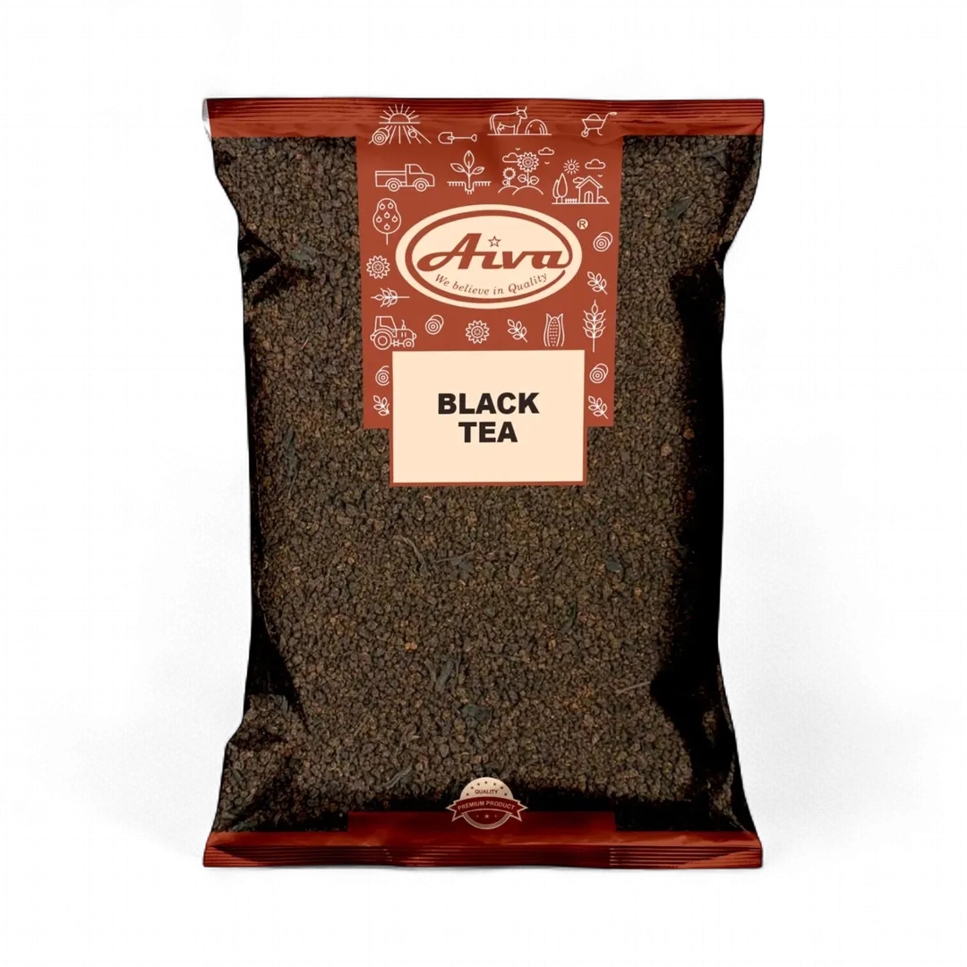 Aiva Black Tea Loose Leaf | Indian Chai Tea | Strong Brew Tea Leaves | Hot & Iced Tea Beverage | Daily Use Tea