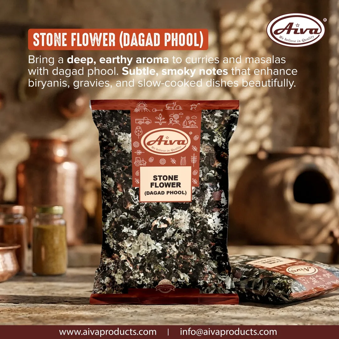 Aiva Dagad Phool | Stone Flower Spice | Kalpasi Masala | Black Lichen | Indian Cooking Ingredient | Biryani Seasoning