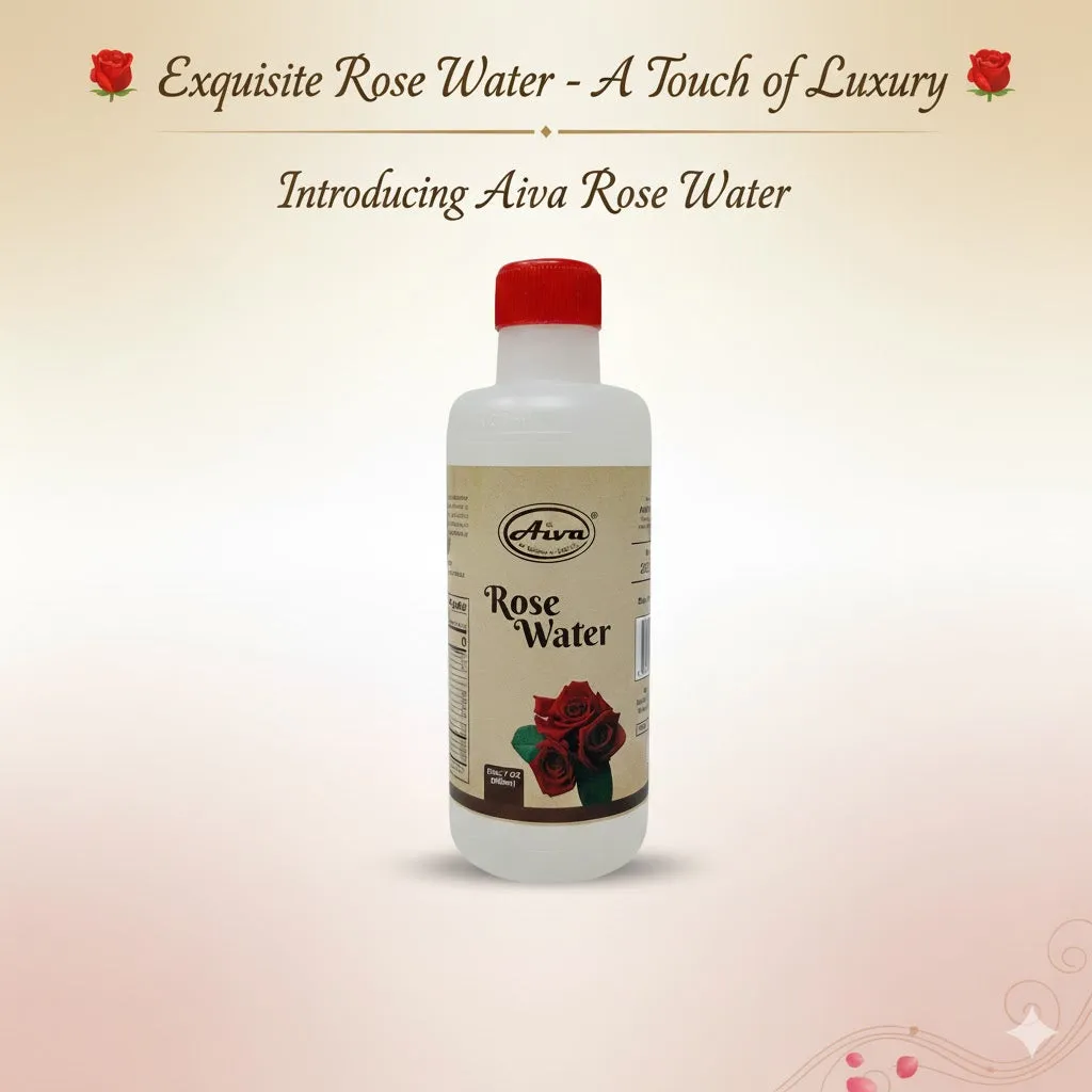Aiva Rose Water (Premium Culinary Essence)