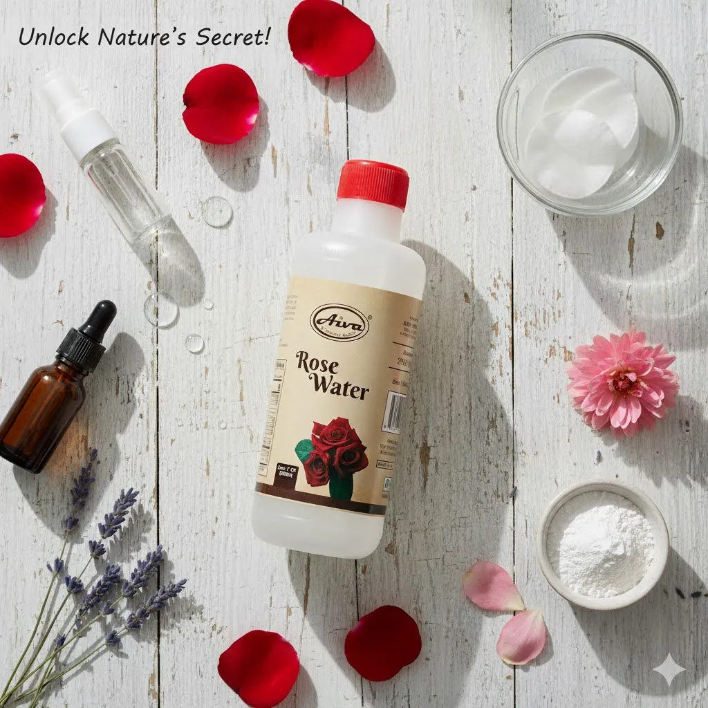Aiva Rose Water (Premium Culinary Essence)