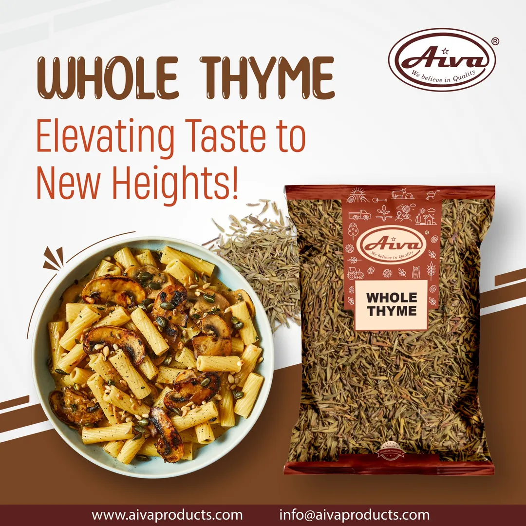 Dried whole thyme leaves / Tomillo Entero / Thymus vulgaris L.