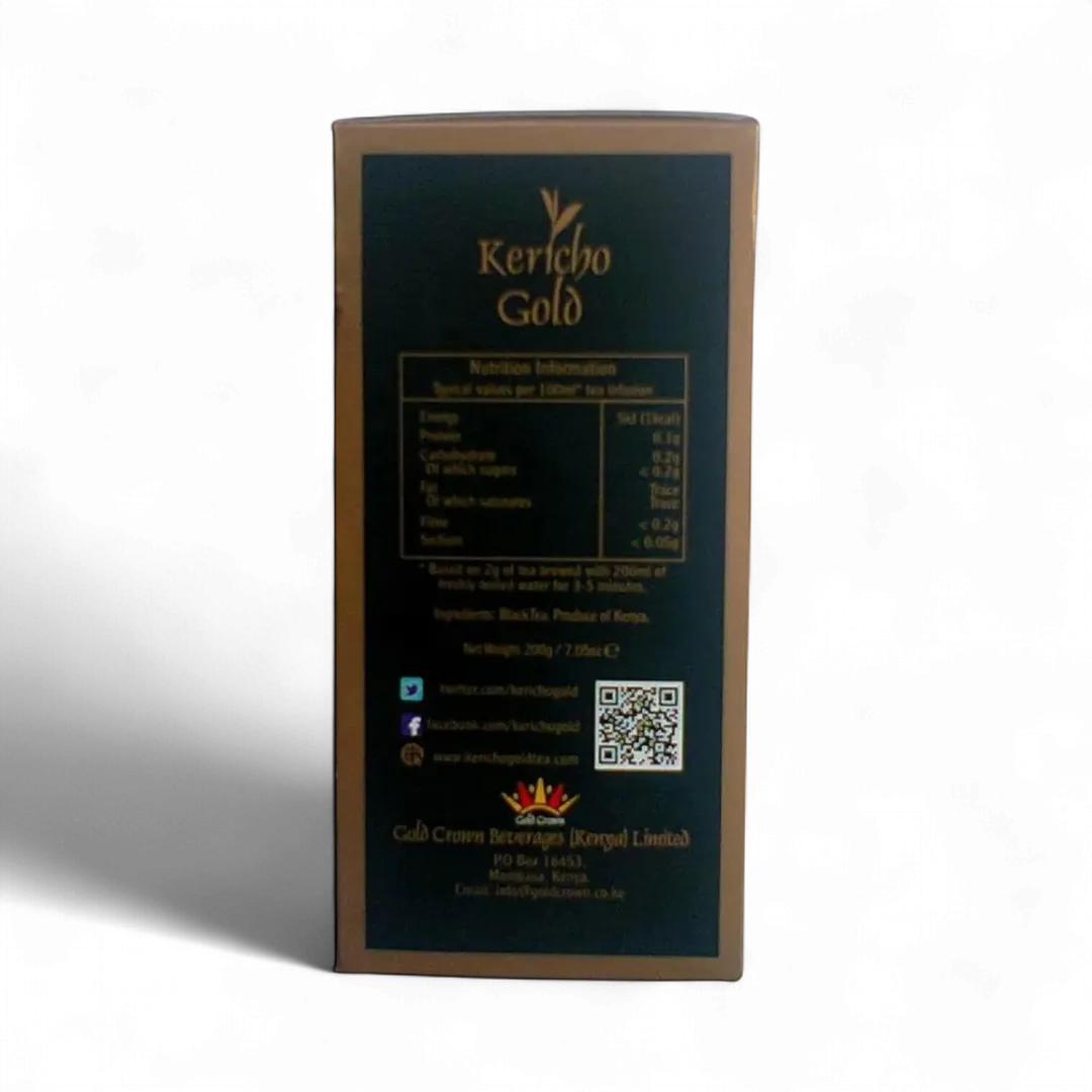 KENYA KERICHO 100 UNIT ROUND TEA BAGS
