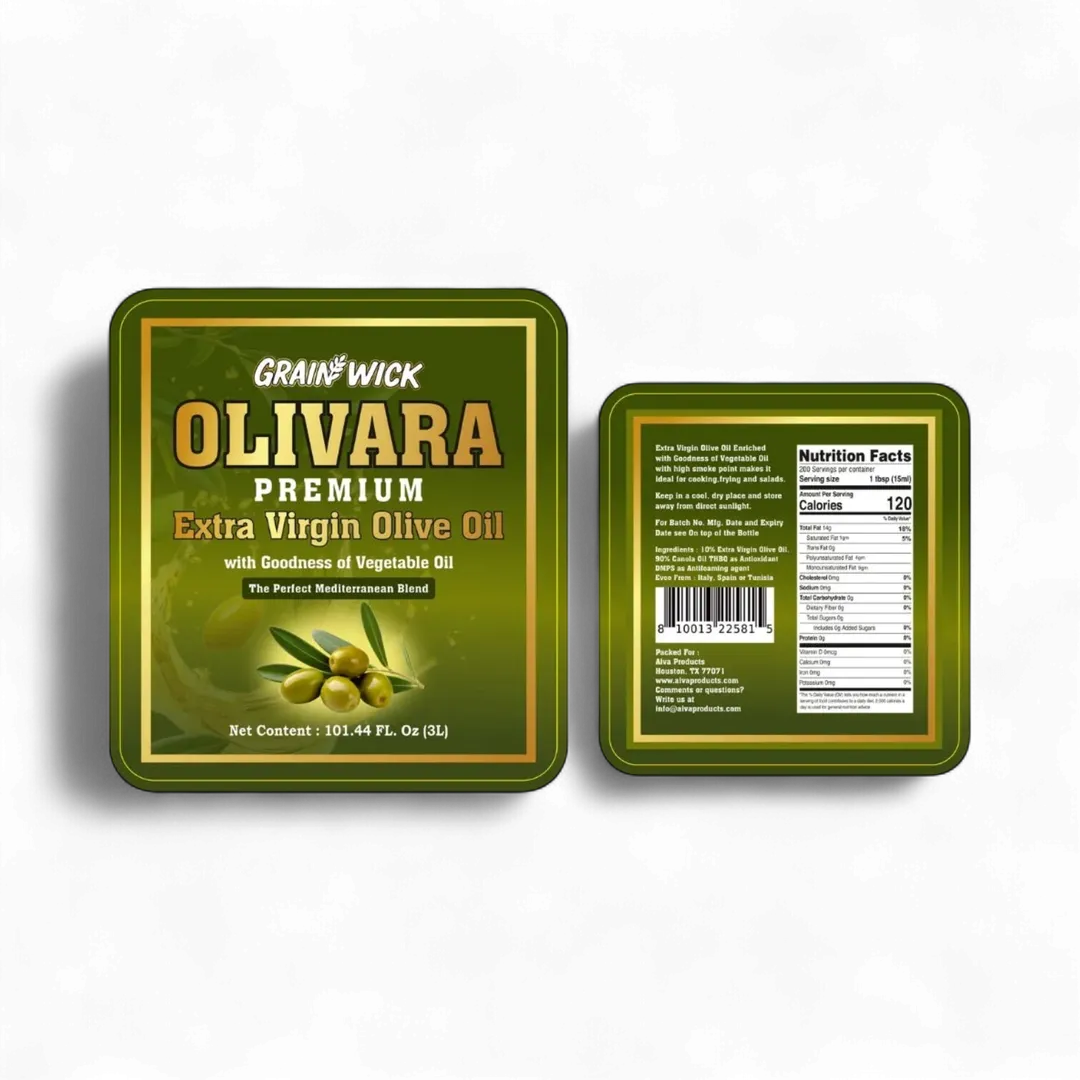 Olivara Olive Oil – Premium Quality Olive Oil for Cooking, Dressing, Sautéing & Everyday Kitchen Use