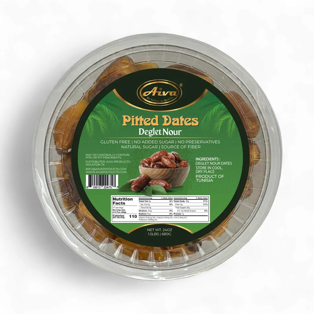Tunisian Deglet Nour Pitted Dates