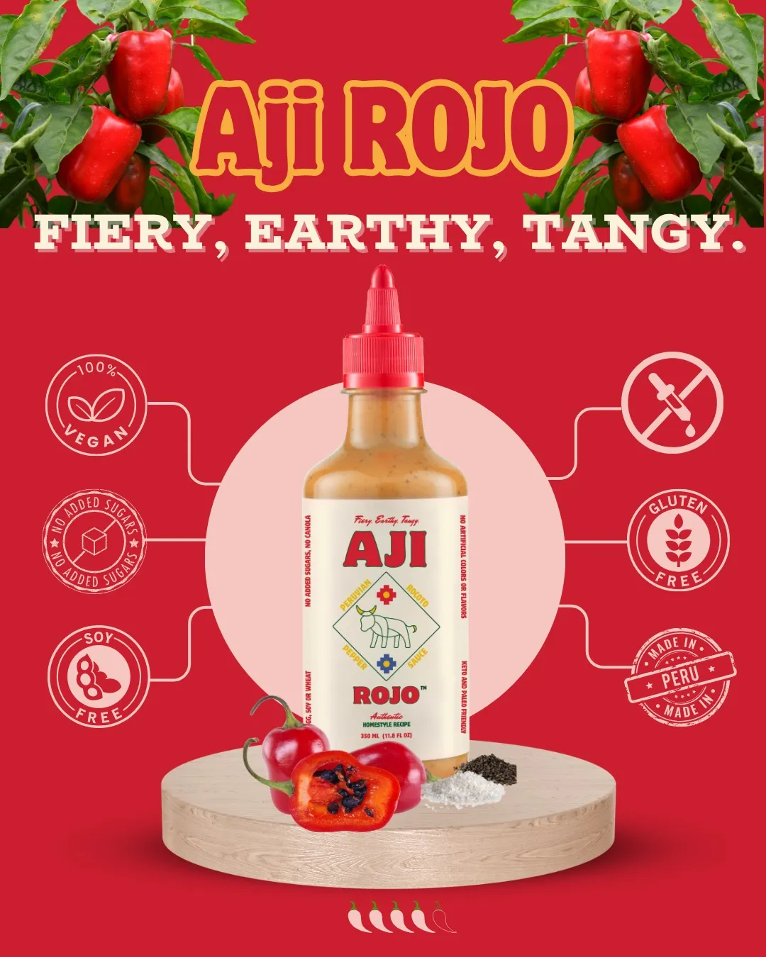 Aji Rojo Sauce - 350ml