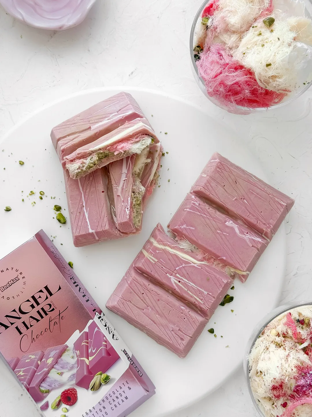 Beemax Angel Hair Raspberry Bar W Cotton Candy variant