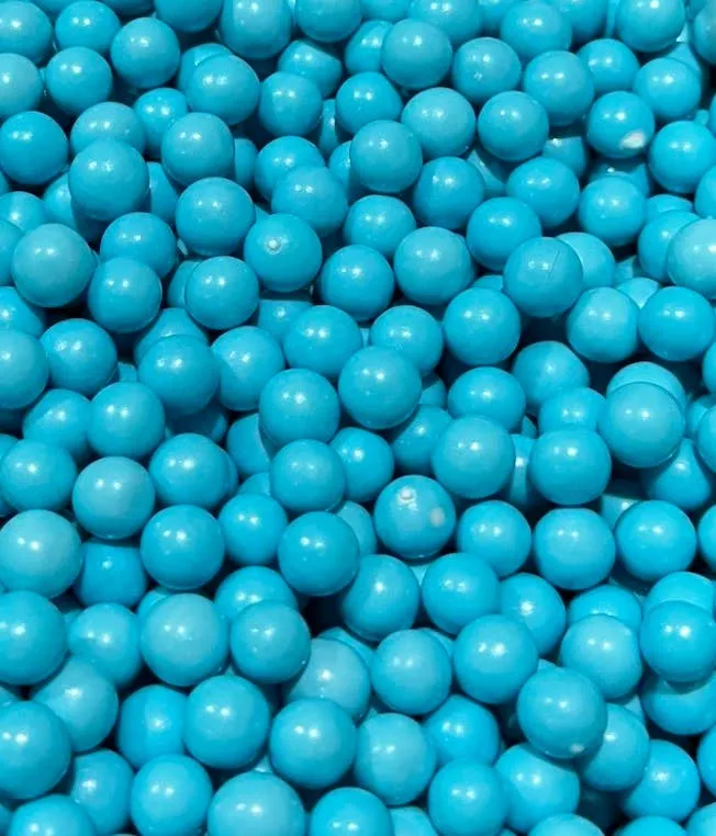 Beemax Chocolate Candy Ball Shape Blue Crispy Shell
