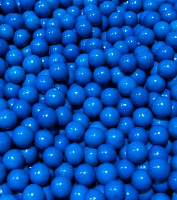 Beemax Chocolate Candy Ball Shape Navy Blue Crispy Shell