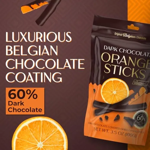 Beemax Dark Chocolate Orange Sticks 3.5oz