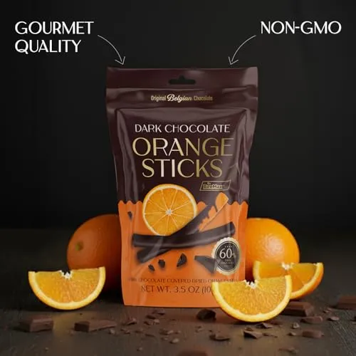 Beemax Dark Chocolate Orange Sticks 3.5oz
