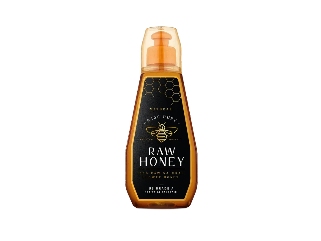 Beemax Honey 14oz Squeeze Bottle Design#3