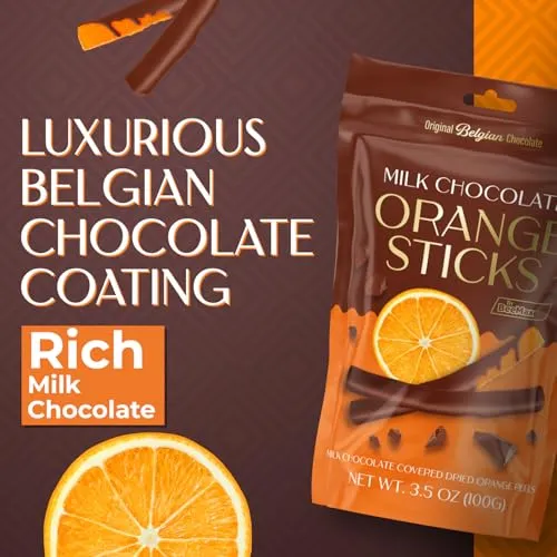 Beemax Milk Chocolate Orange Sticks 3.5oz