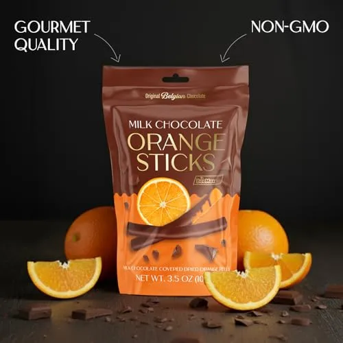 Beemax Milk Chocolate Orange Sticks 3.5oz