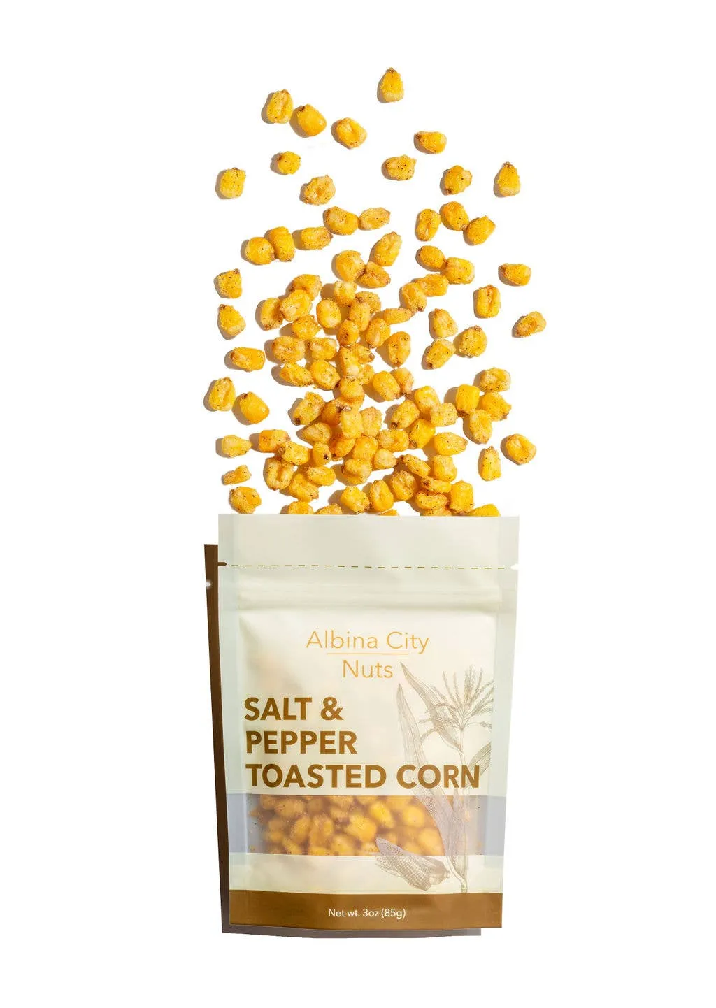 Salt & Pepper Toasted Corn  | The Original Soft-Crunch Snack