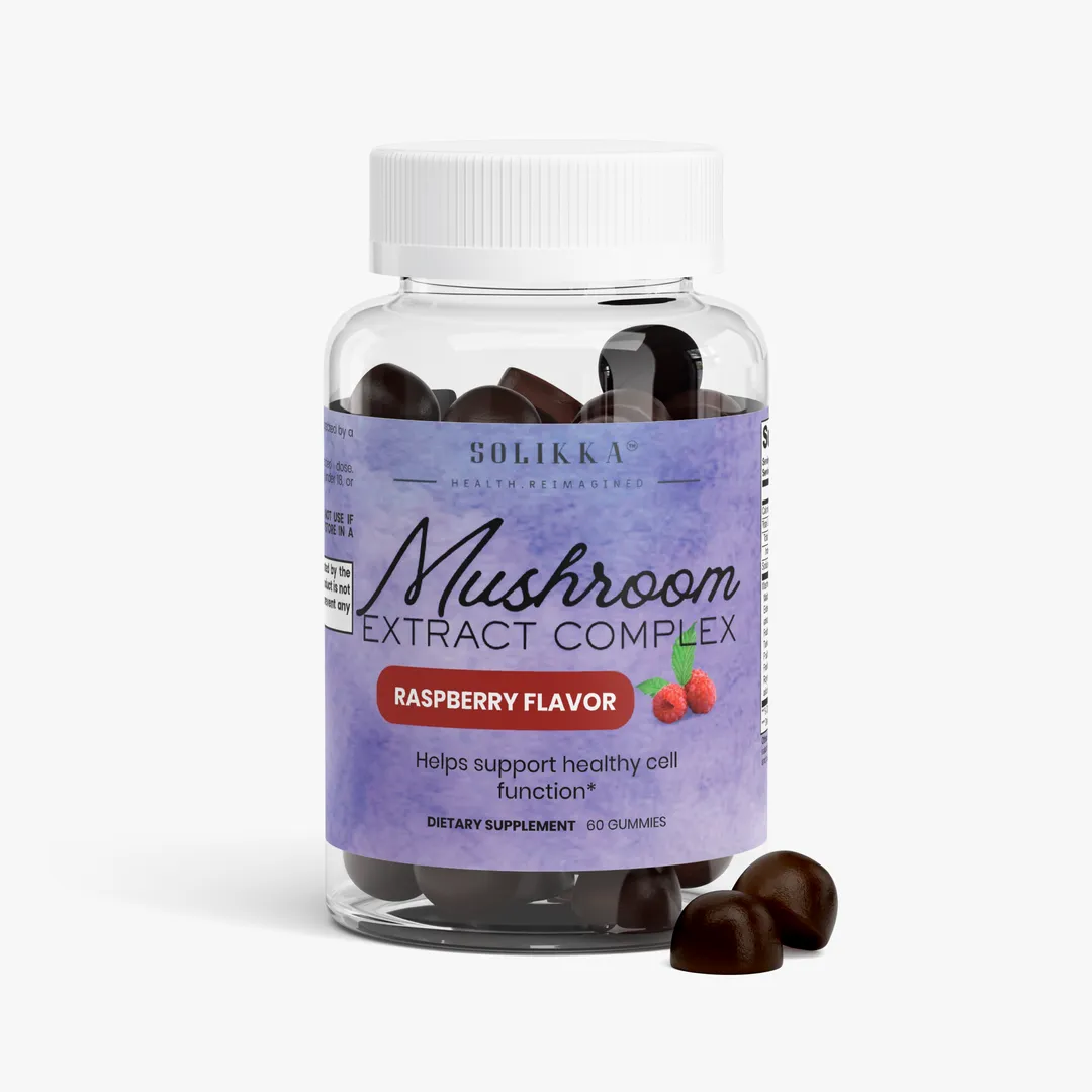 Mushroom Extract Complex - Raspberry 60 Gummies