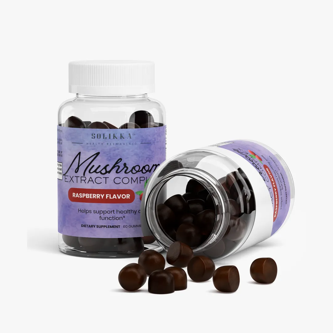 Mushroom Extract Complex - Raspberry 60 Gummies