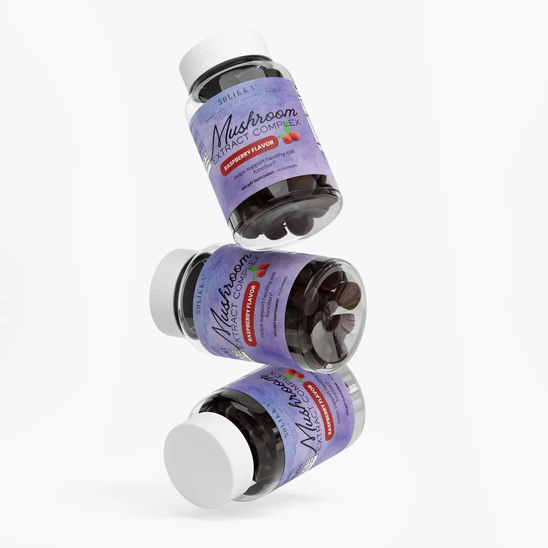 Mushroom Extract Complex - Raspberry 60 Gummies