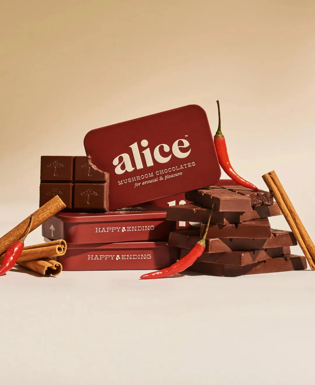 Happy Ending – Mushroom Chocolates