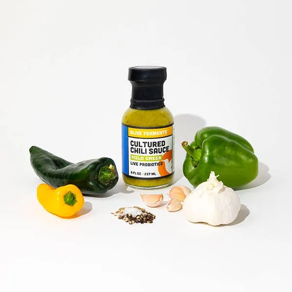 Probiotic Cultured Chili Sauce - Mild Green