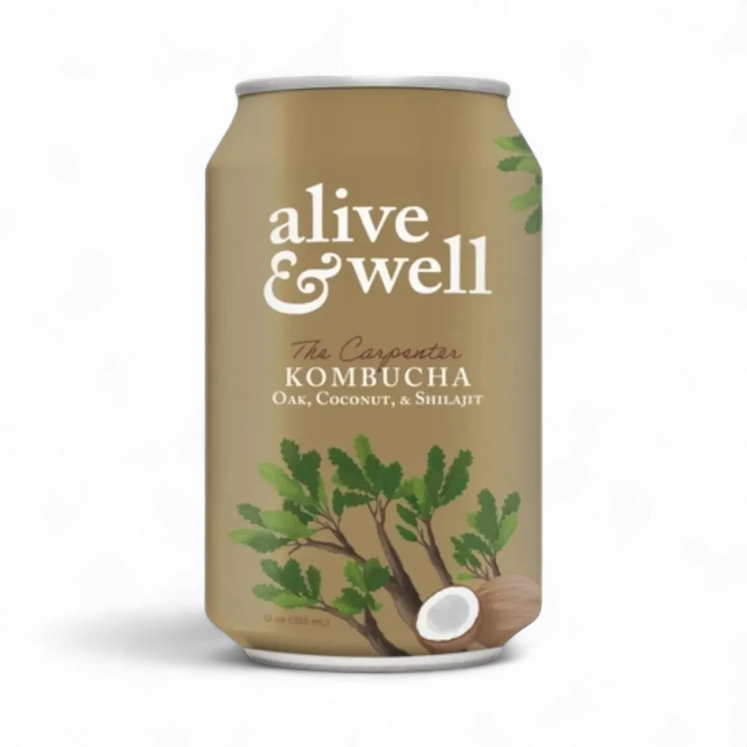 Oak & Coconut with Shilajit Kombucha Organic - 6pk