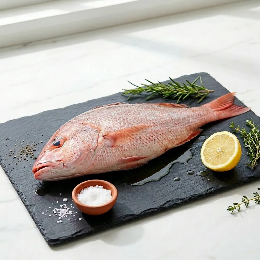Red Snapper, Whole, Lanes, 3-4 Lb EA / 5 per / 1 case