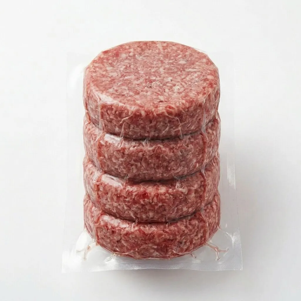 Burgers, Dry Aged, 6 Oz Ea/4 Per Pack, 1.5 LBS / 10 per / 1 case