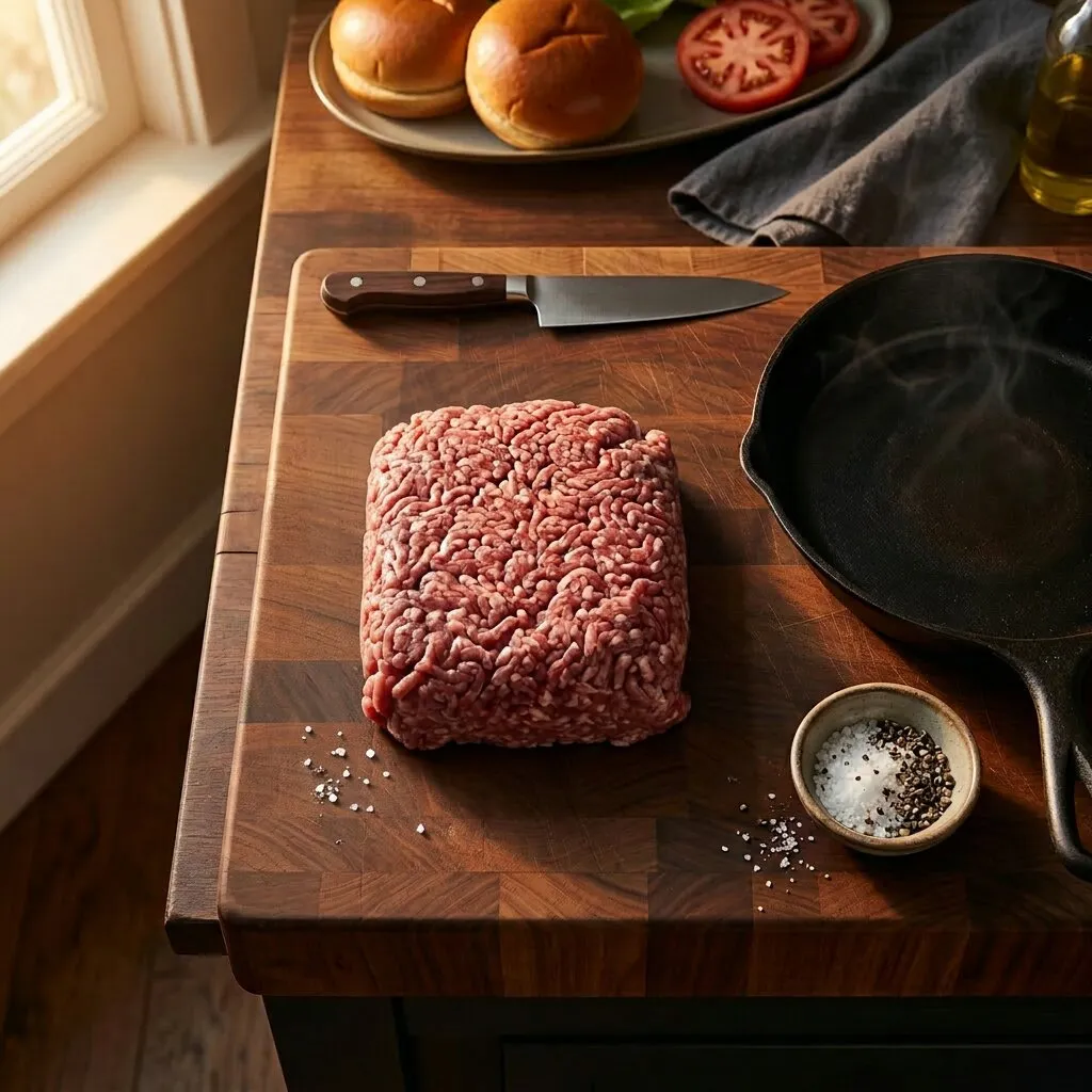 Chopped Beef, Brisket Blend, 1 Lb / 10 per / 1 case