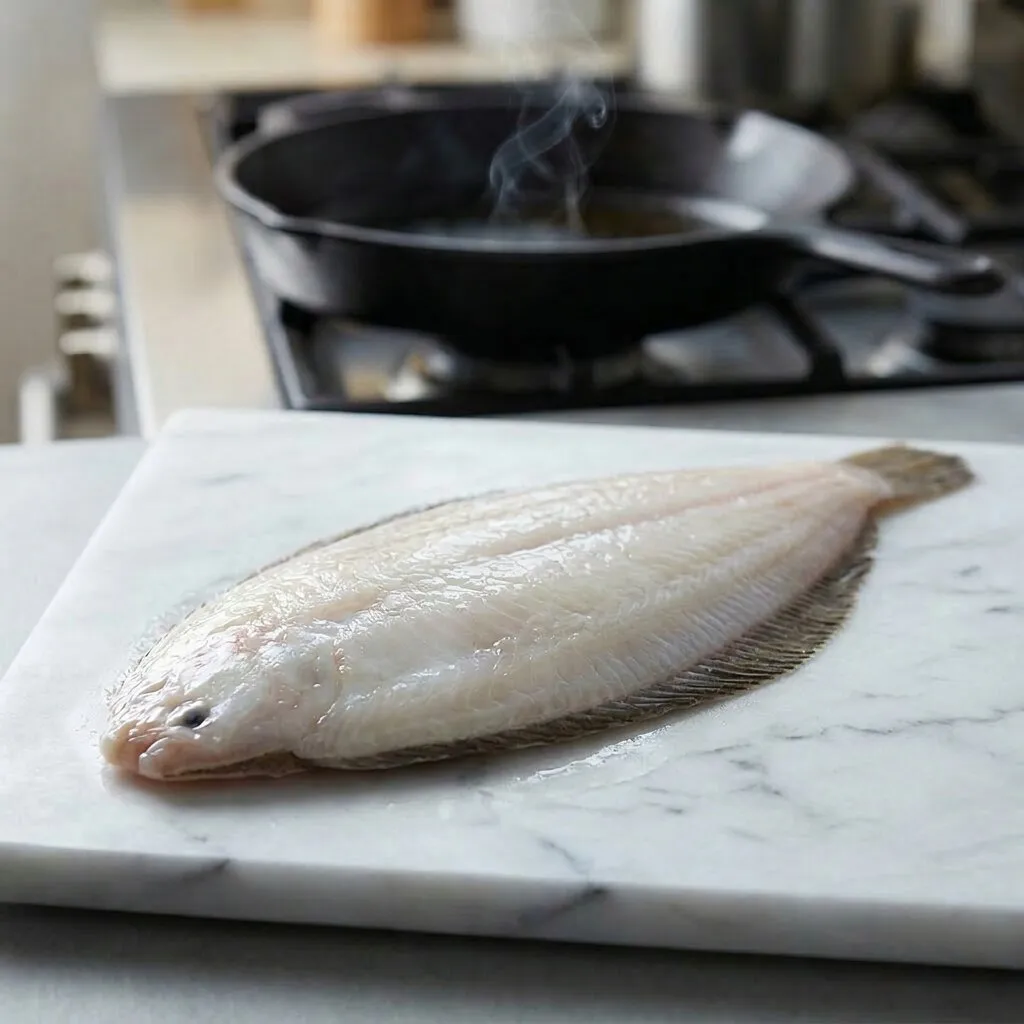 Dover Sole, Whole, 14/16 Oz - Skin Off, 1 Each / 10 per / 1 case