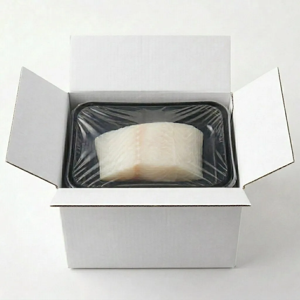 Halibut Fillet, Alaska, 2 x 8 Oz, 1 Lb Tray / 5 per / 1 case
