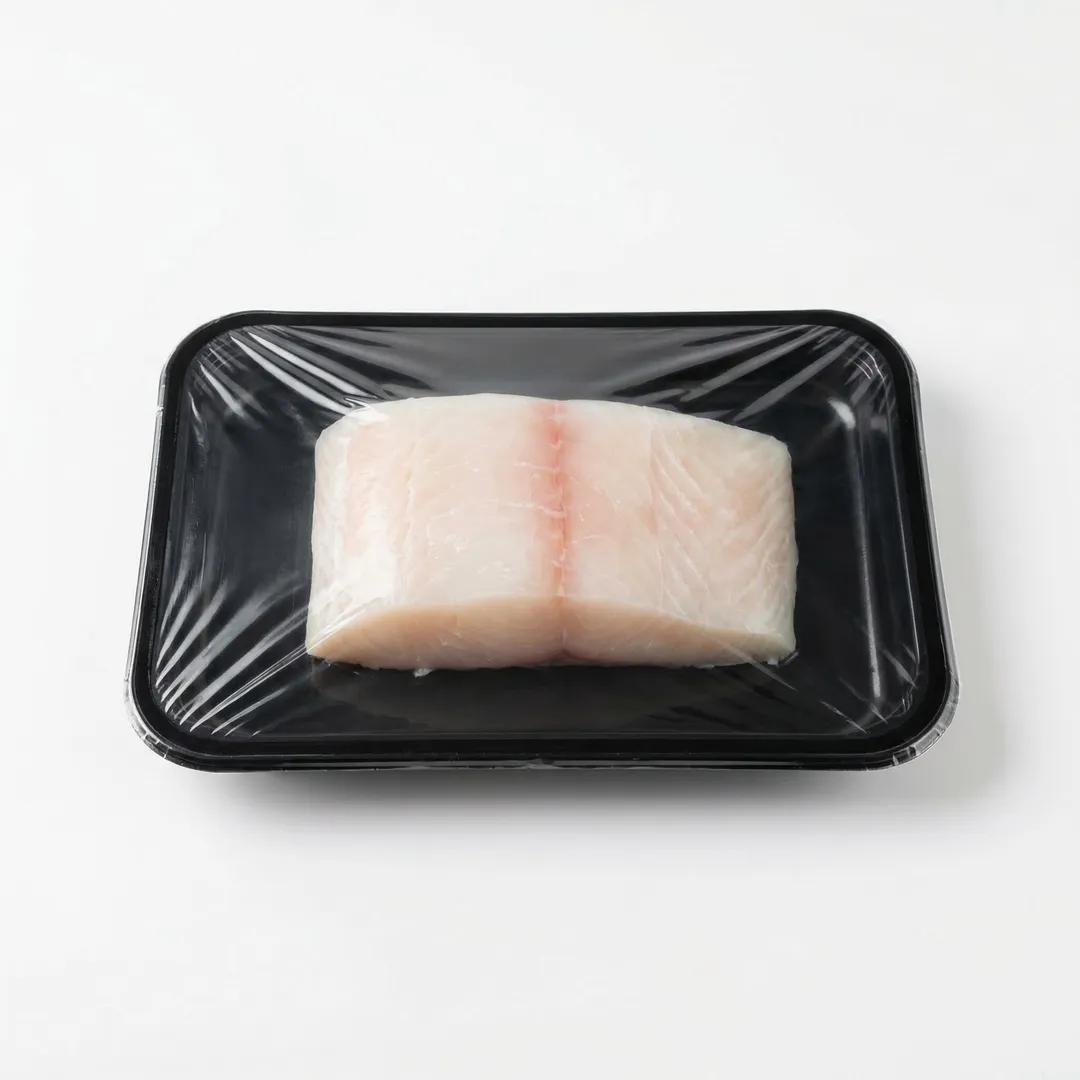 Halibut Fillet, Alaska, 2 x 8 Oz, 1 Lb Tray / 5 per / 1 case