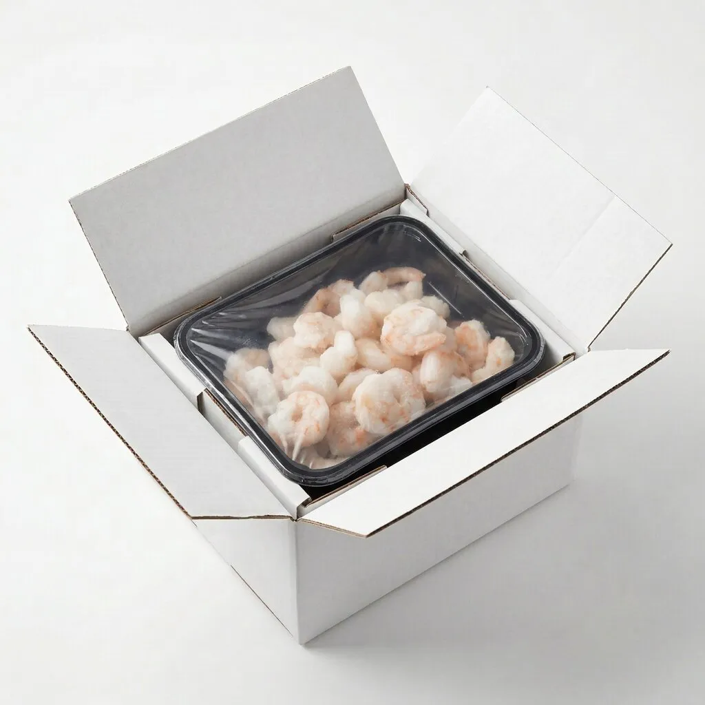 Large Broken Shrimp Pieces, 1 lb Tray / 10 per / 1 case