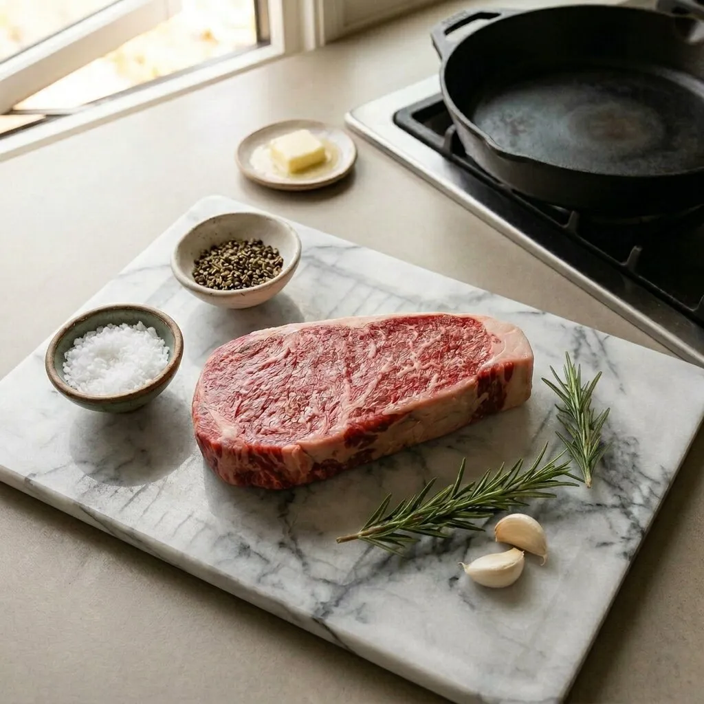 Ny Strip Steak, Center Cut, Cab, 12 Oz / 6 per / 1 case